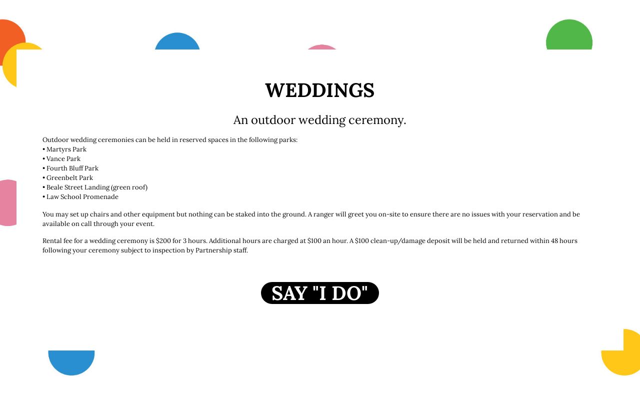 Carrd profile picture for @weddings